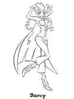 coloriage winx darcy